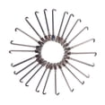 thumbnail image 1 of Miangastore 24 Pcs Crochets Ronds Standard pour Banjo Traditionnel (Argent), 1 of 8