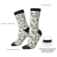 thumbnail image 4 of Rocae Winter Forest Animals for Adult Socks Casual Athletic Stretchy Loose Socks for Women Men Non-Slip Middle Tube Socks, 4 of 6