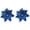 Blue, variant on CoreLiving Classic Glitter Artificial 5.12 Inch Christmas Poinsettia Flowers for Holiday Tree Wreath Mantel Tabletop Centerpiece, Ruby Red, 1 Pack