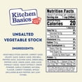 thumbnail image 6 of Kitchen Basics Unsalted Vegetable Stock, 32 oz Carton, 6 of 12