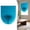 Blue1|23.6"x59.1", variant on Blinds for Indoor Windows, No Tools No Drill Cut to Size Self Adhesive Cordless Window Shades, Temporary Light Filtering Pleated Paper Blinds for Home Office Nursery, 59.1" x 23.6", Black