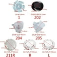 thumbnail image 2 of Small Turbofan Propeller Fan 24 Blades Technology Building Blocks(BCB204), 2 of 3