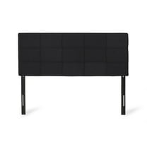 GDF Studio Marakesh Contemporary Fabric Upholstered Full/Queen Headboard, Black