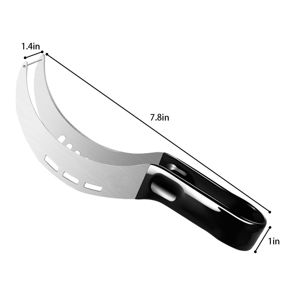 NEX Watermelon Slicer Corer Cutter Knife Stainless Steel with Melon Ball Scooper