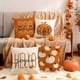 thumbnail image 1 of Fundas de almohada con diseño de calabaza para Acción de Gracias (4 unidades, amarillas, 45x45 cm) para decoración de sofá o dormitorio Rkxzt, 1 of 4