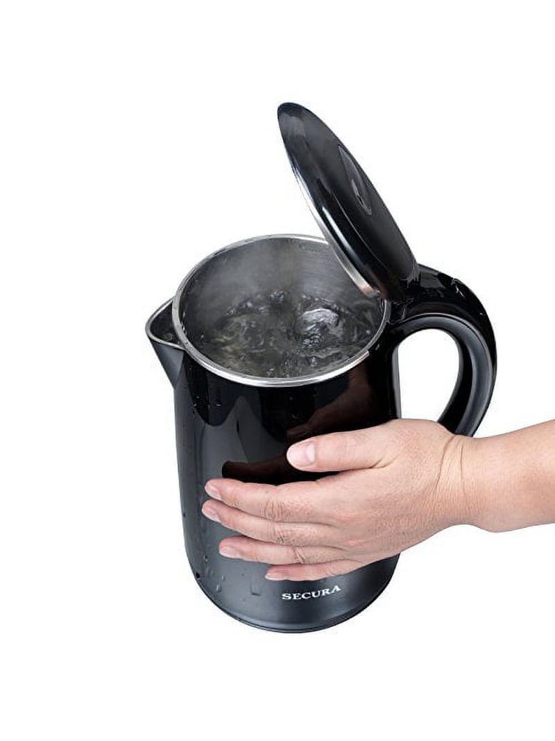 Secura The Original Stainless Steel Double Wall Electric Water Kettle 1.8 Quart