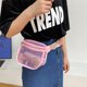 thumbnail image 4 of Riñonera transparente de PVC para mujer bolsa pequeña deportiva de viaje Likrtyny para el pecho y la cintura para teléfono, 4 of 9