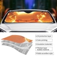 thumbnail image 5 of Windshield Sun Shade Foldable Car Front Window Sunshade For Car Suv Trucks Vans - Best Heat Shield Blocker Visor Cover Blocks Uv Rays And Keeps Your Vehicle Cool-Small, 5 of 5