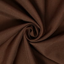 Poplin Fabric Polyester Solid 60'' by the Yard Table Covers Decoration Apparel (Brown)