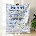 thumbnail image 2 of Heartfelt Birthday Blanket For Expression From Son To Mom Keepsake Throw, 2 of 6
