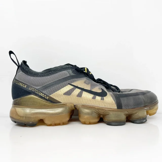Ni - ke Ni - ke Boys Air Vapormax 2019 AJ2616-004 Black Running Shoes Sneakers Size 7Y