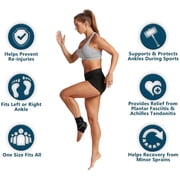 ComfiLife Adjustable Compression Ankle Support Breathable Wrap Brace Sleeve