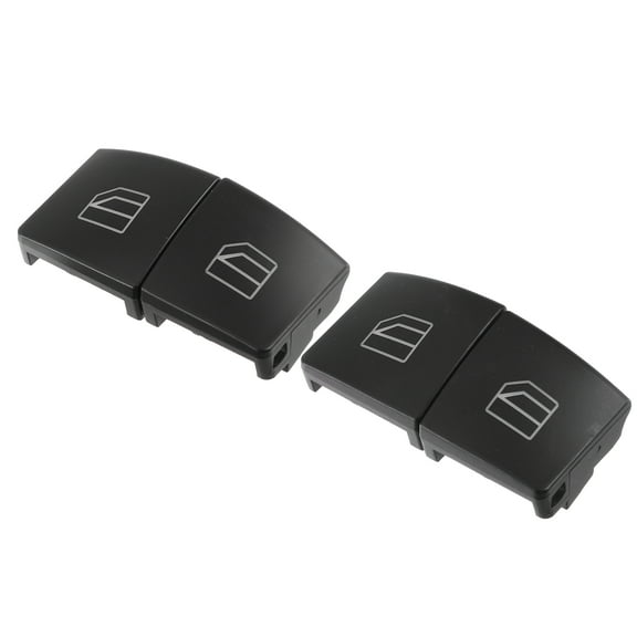 Unique Bargains 2pcs 2049055402 Left and Right Window Glass Lift Switch Button Cover Trim for Mercedes-Benz GLE500