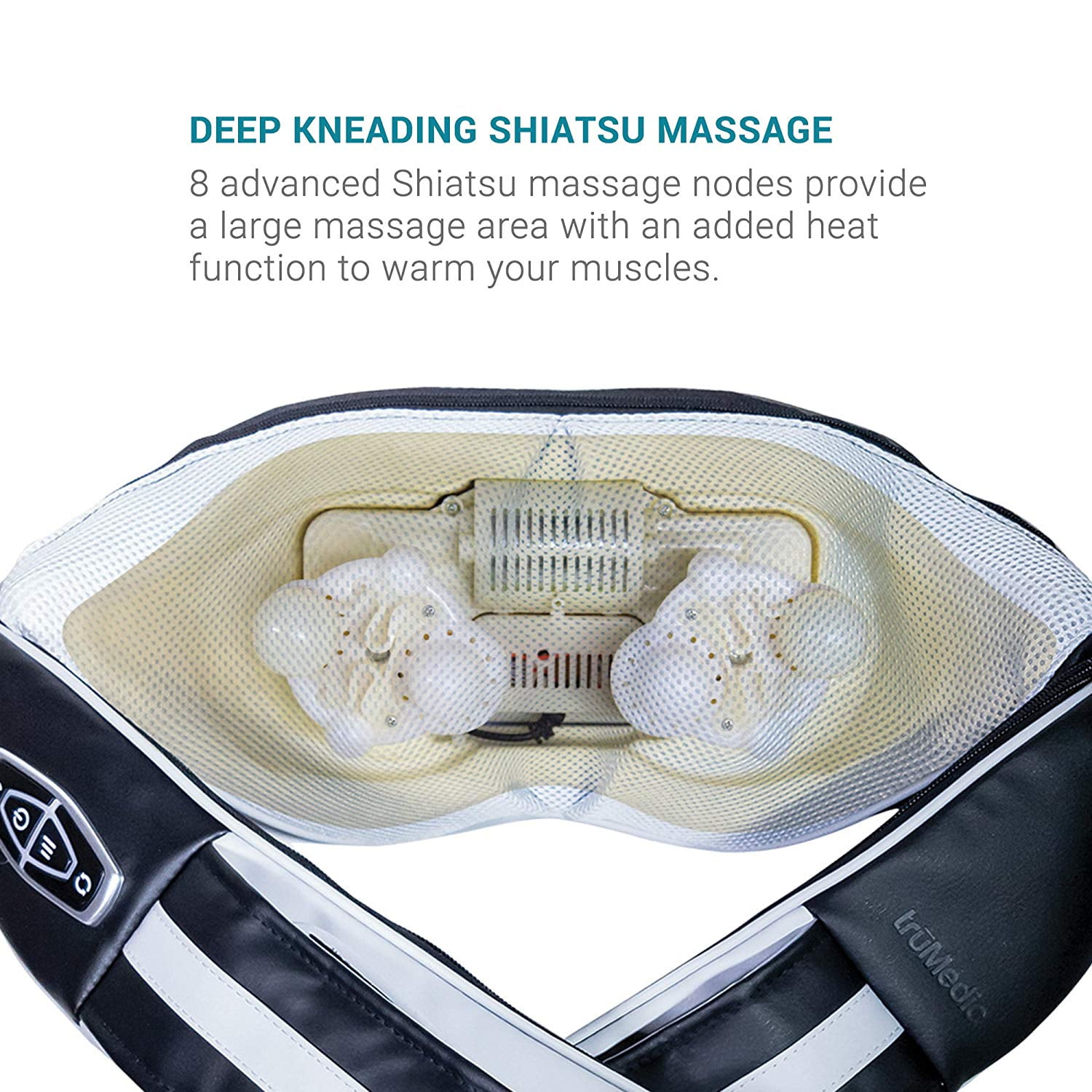 IS 3000 PRO InstaShiatsu Neck Shoulder Full Body Massager With Heat by TruMedic Walmart