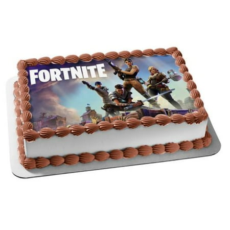 Elvis Edible Cake Toppers Fortnite Battle Royale Berserker Bullet Storm Centurion Cobalt Commando Commando Demolisher Double Agent First Shot Edible Cake Topper Image ()