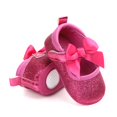 thumbnail image 6 of JAHH Baby Spring Summer and Autumn Shiny Shoes Bow Baby Shoes Soft Bottom Non Slip Single Shoes for Toddler/Little Kid/Big Kid(0-6 Months,Hot Pink), 6 of 7