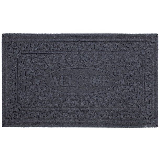 Mohawk Home Recycled Rubber Door Mat, St. Croix, 18" x 30" Walmart