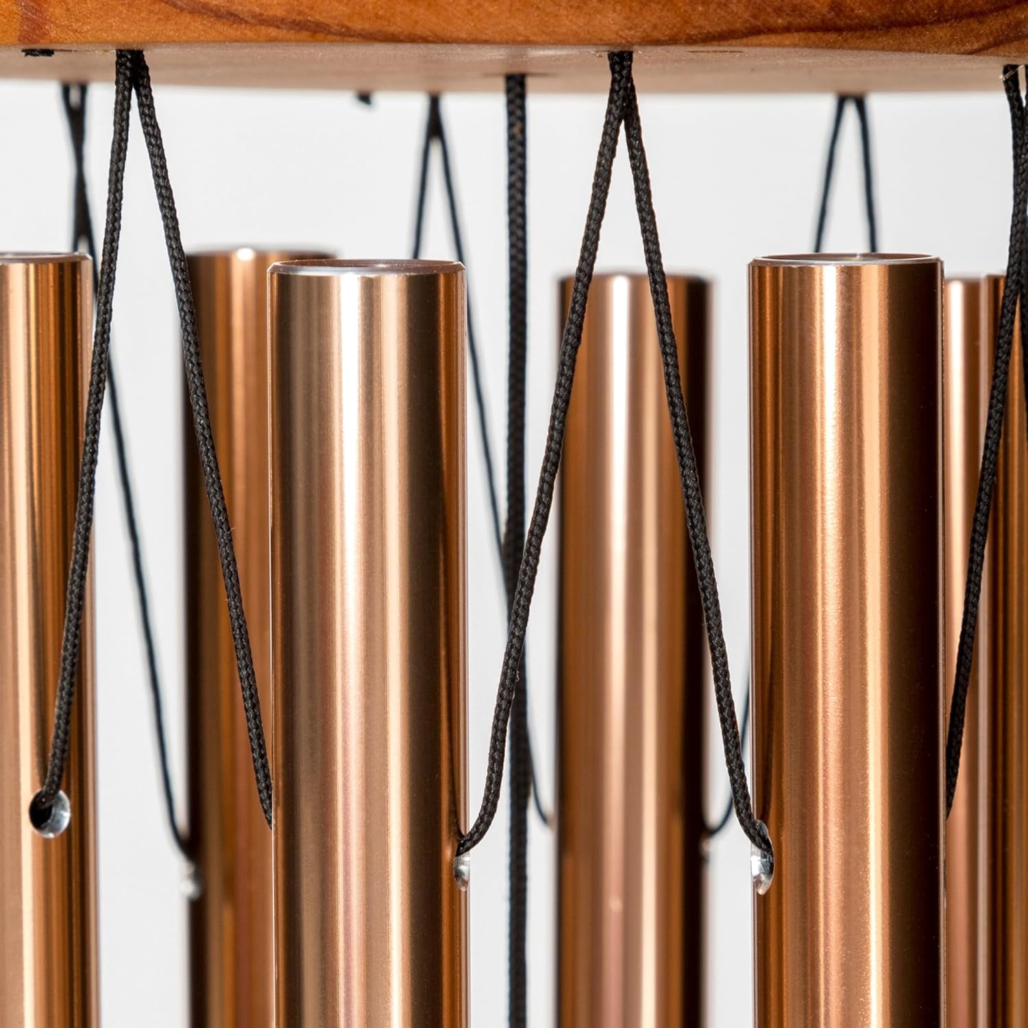 Festival 24-inch Redwood Wind Chime 8 Tubes in Black by Wind River for Patio, Backyard, Garden, and Outdoor décor. Made in The USA