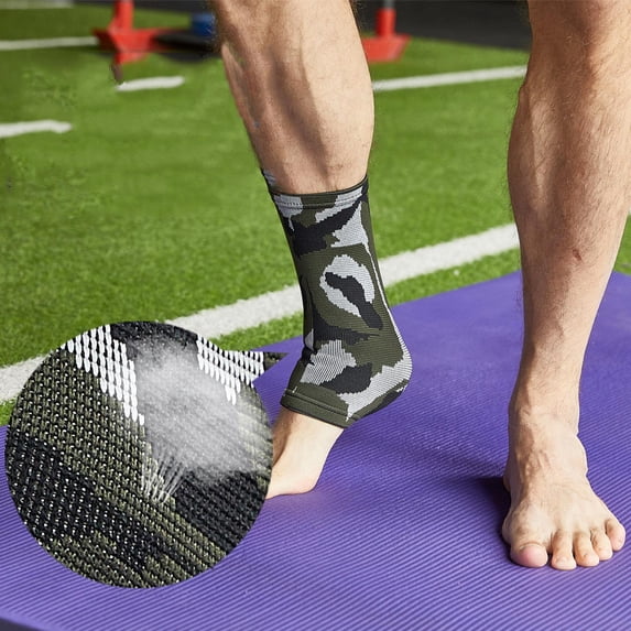 1PC Sports Warm Nylon Camouflage Jacquard Sports Foot-Protection Gear