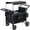 Black, variant on Memoryfield 4-Seater Stroller Wagon for Kids with Safety Harness, Removable Canopy, Snack Tray & Swivel Wheels, Green