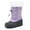 Purple Brilliant-1, variant on Snow Boots Lined Waterproof Black Winter Boot Little Kid Size 11