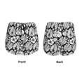 thumbnail image 3 of Balery Tropical Leaves Pantalones cortos deportivos para mujer con forro y dos bolsillos, elásticos, para entrenamiento, gimnasio, yoga-Medium, 3 of 7