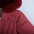 thumbnail image 6 of Tuosodrolic Girls Puffer Winter Coat Thickening Warm Jacket Heavyweight Down Coats Fuzzy Hooded Outerwear Water Resistant Parka Jackets, 6 of 9