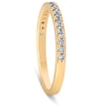 thumbnail image 2 of Pompeii 1/4 Ct Lab Grown Diamond EX3 Wedding Ring 10k Yellow Gold (((G-H)),I(1)), 2 of 4