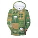 thumbnail image 3 of Sudadera con capucha de trébol de cuatro hojas con estampado 3D para hombre, sudadera con capucha de gran tamaño con gráficos de trébol de la suerte, sudadera con capucha para mujer, abrigo de manga l, 3 of 5