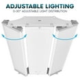 thumbnail image 3 of Luxrite 14 Inch Linear High Bay LED Shop Lights 80/110/150W, Up to 20500 Lumens 4CCT 0-10V Dimmable 120-277V UL, 3 of 7