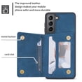 thumbnail image 2 of Dteck Zipper Storage Wallet Case for Samsung Galaxy S23 Plus, Skin Friendly Feel Leather Case with Magnetic Clasp and Back Muliti-Card Slots Holster for Galaxy S23 Plus (2023),Blue, 2 of 11
