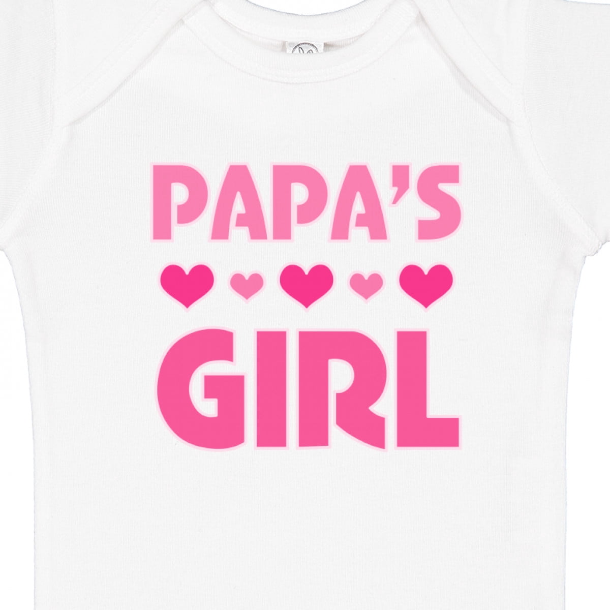 Inktastic Papas Girl Granddaughter Girls Baby Bodysuit