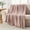 Pink, variant on My Texas House Pink 60" x 70" Rib Knit Ruffle Throw Blanket