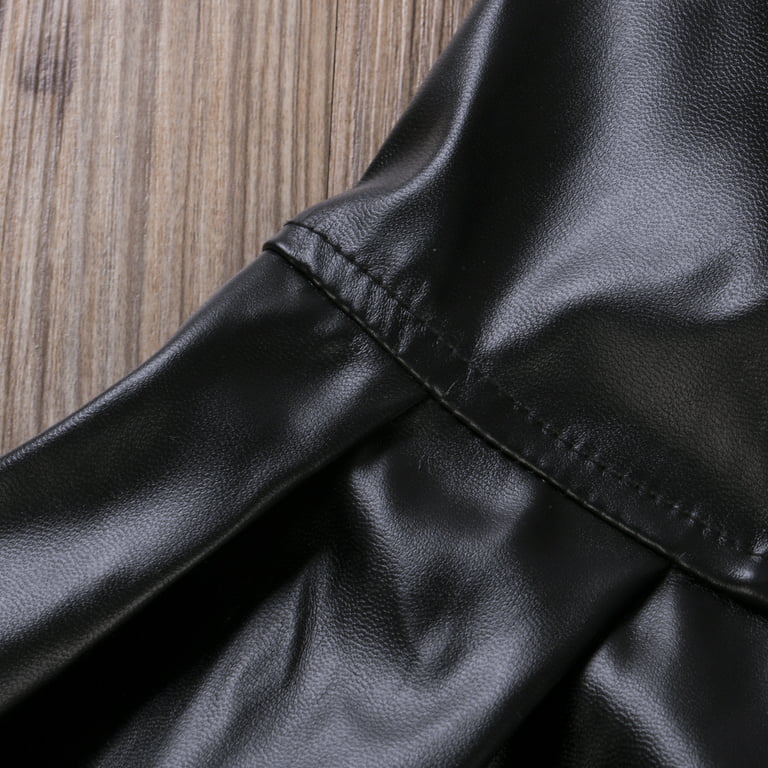 Leather Pleats & Lace Ups