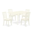 thumbnail image 2 of Dining Room Set Linen White, MZDA5-LWH-C, 2 of 5