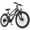 Grey, variant on F1 Electric Bike 748W Peak Motor 36V 13Ah Battery 26" Fat Tires Dual Suspension Class 3 Ebike