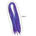 thumbnail image 6 of Eoperou 10Pcs/Bag 22 Inches Wool Felt Dreadlock Handmade DIY Hip-hop Lightweight Comfortable Hair Accessories Soft Multi-colors Synthetic Crochet Braid Hair for Dating, 6 of 8