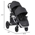 thumbnail image 4 of Baby Jogger City Select Double Stroller | Baby Stroller with 16 Ways to Ride, Included Second Seat | Quick Fold Stroller, Jet, 4 of 4