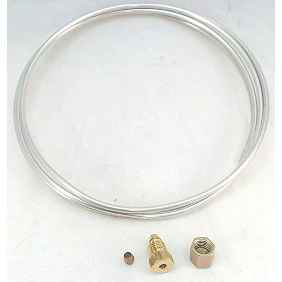 Robertshaw 11-291 1/8" Tubing with Fittings, 5" Roll, Aluminum