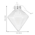 thumbnail image 2 of unbranded 12Ud Bolas Decorativas Transparentes Rellenable Para De Árbol Y Eventos Festivos, 2 of 6
