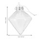 thumbnail image 5 of Bola de plástico transparente rellenable para manualidades, adorno con forma de bola colgante de Navidad, transparente, 12 Uds., 5 of 5