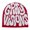 Red, variant on Men Women Knitting Beanie Hat Letter Jacquard Print Hip Hop Style Warm Winter Elastic Knitting Hat Streetwear