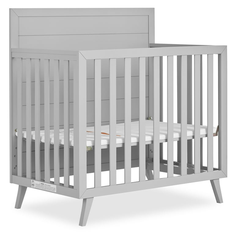 Sweetpea Baby Lexington Convertible Mini Crib Pebble Grey