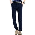 thumbnail image 4 of Matchstick Men’s Slim-Fit Flat Front Tapered Casual Chino Pants, 4 of 10