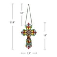 thumbnail image 4 of CHLOE Lighting ADELINA Victorian Tiffany-style Stained Glass Window Panel 13" Tall, 4 of 5