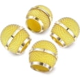 thumbnail image 2 of 4PCS Golden Mic Grille Replacement, Mesh Microphone Grill Head for Sm58 Wireless Microphone & Wired Mics, Performance Plus Microphones Replacement Universal Screen Fits for SM58 SM58S Beta58a, 2 of 4