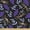 Blue Violet Blush Black, variant on Ambesonne Dragonfly Fabric by the Yard Upholstery, Dragonflies and Leaves, 1 Yard, Blue Violet Blush Black