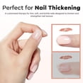 thumbnail image 3 of modelones Rubber Builder Nail Gel Base Coat, Jelly Nude Translucent Builder Base Nail Gel Thickening Strengthening Building Apex for Beginner DIY Salon at Home, 3 of 9