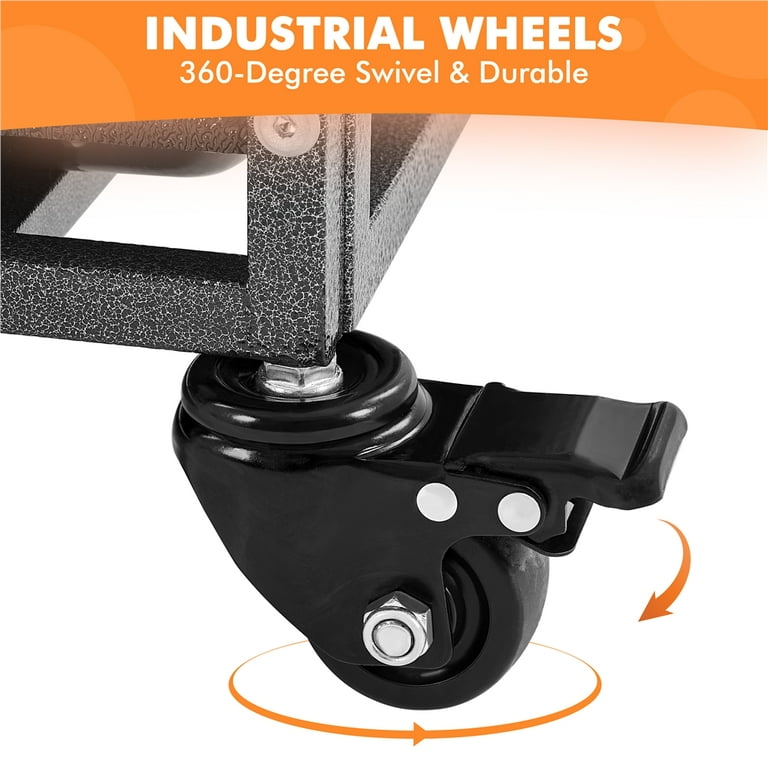 Yaheetech Heavy Duty Portable 42.5'' W Rolling Dog Kennel with