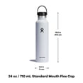 thumbnail image 3 of Botella de agua Hydro Flask Standard Flex Cap 710 ml blanca, 3 of 8